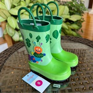 Cat & Jack Toddler Kesi Rainboots Green Size 5